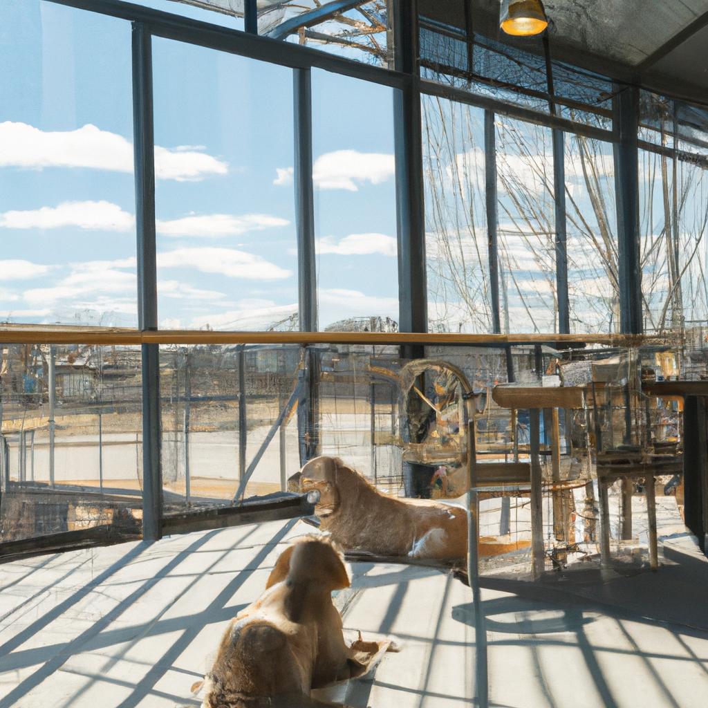 愛犬とリラックスできるカフェスペース