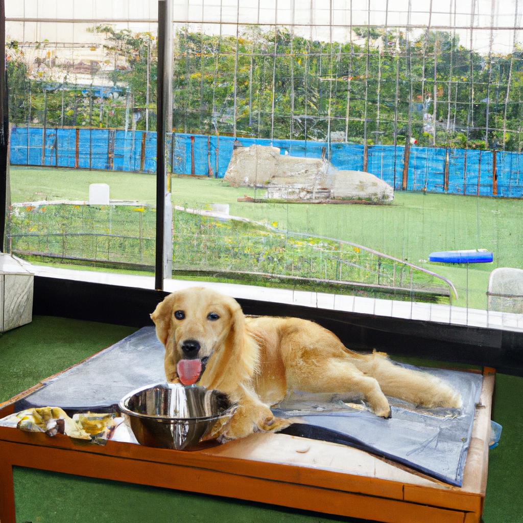 2. 大型犬も安心の広々ドッグラン